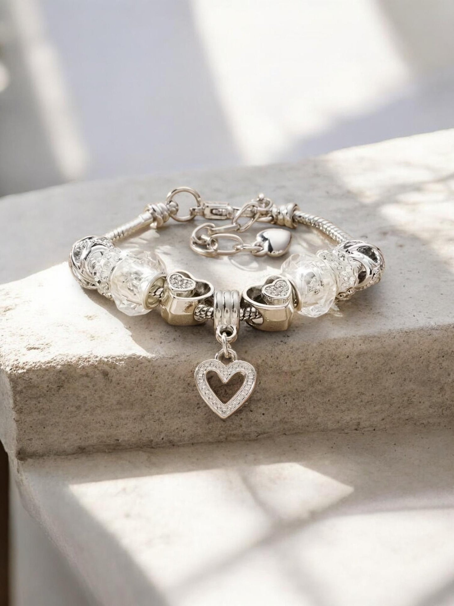 Vintage inspired charm style bracelet