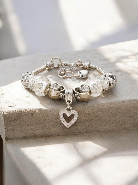 Vintage inspired charm style bracelet