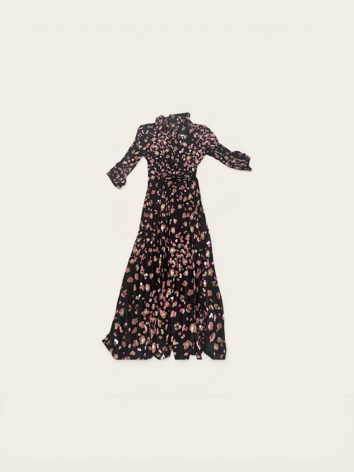 Floral dress on a beige background