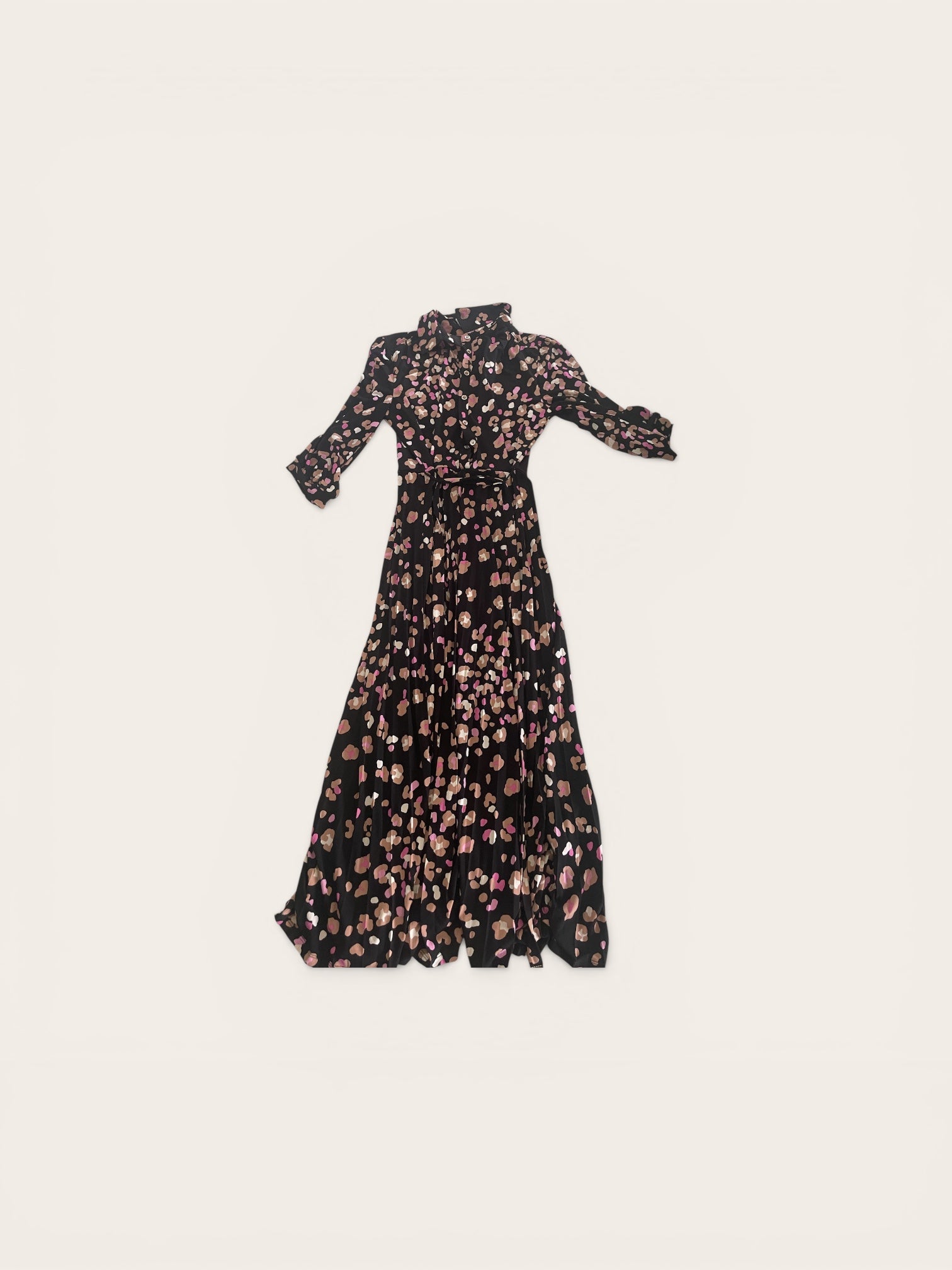 Floral dress on a beige background