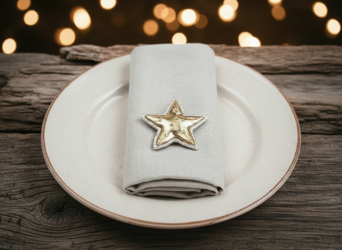 Reusable Gauze Napkins Set of 6 – Spring Blue